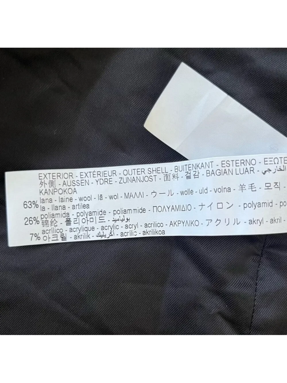 NEW ZARA DOUBLE BREASTED MANTECO PREMIUM QUALITY FABRICS COAT GRAY Sz M - Picture 9 of 12